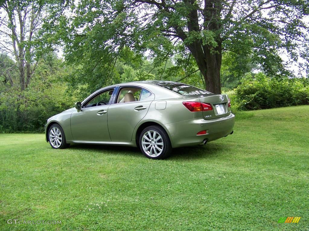 2006 IS 250 AWD - Desert Sage Metallic / Cashmere Beige photo #2