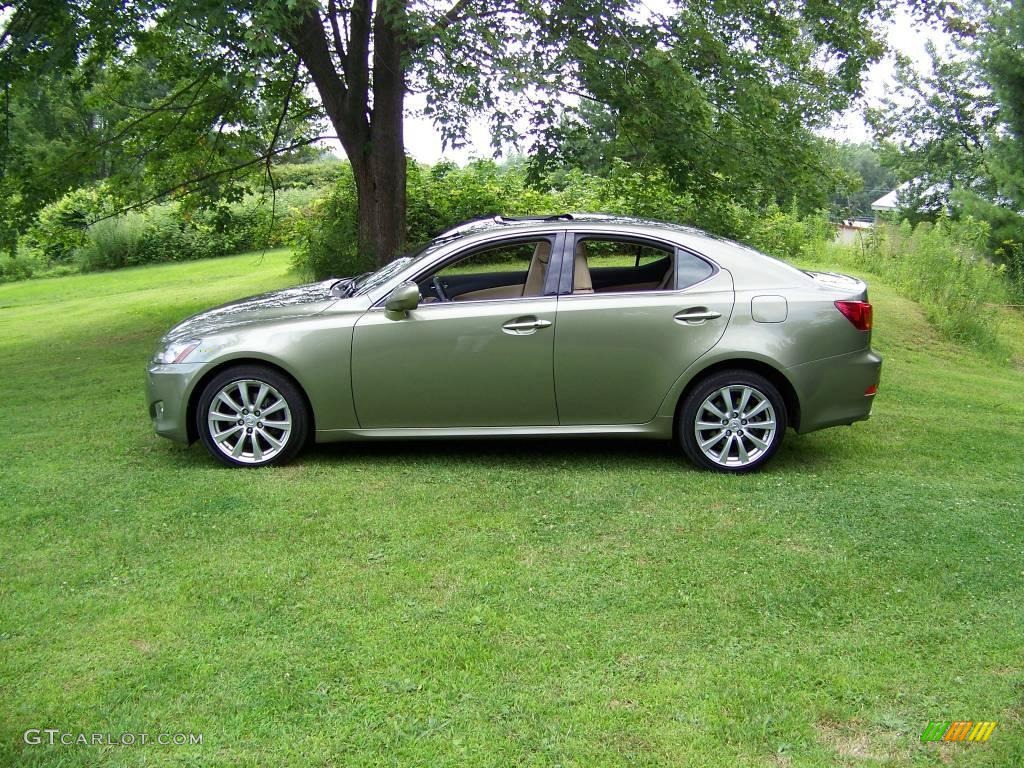 2006 IS 250 AWD - Desert Sage Metallic / Cashmere Beige photo #3