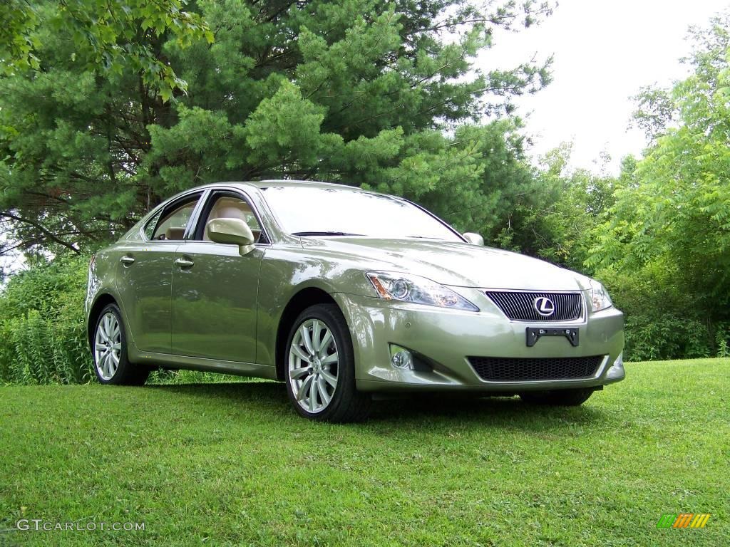 2006 IS 250 AWD - Desert Sage Metallic / Cashmere Beige photo #5