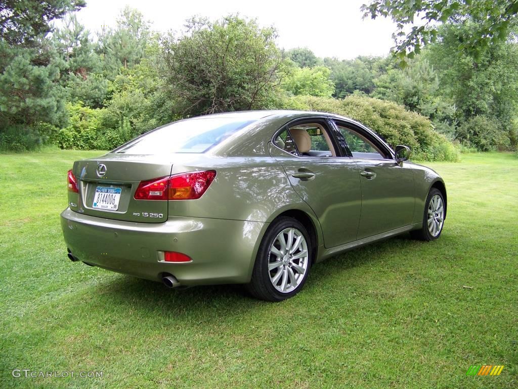 2006 IS 250 AWD - Desert Sage Metallic / Cashmere Beige photo #6