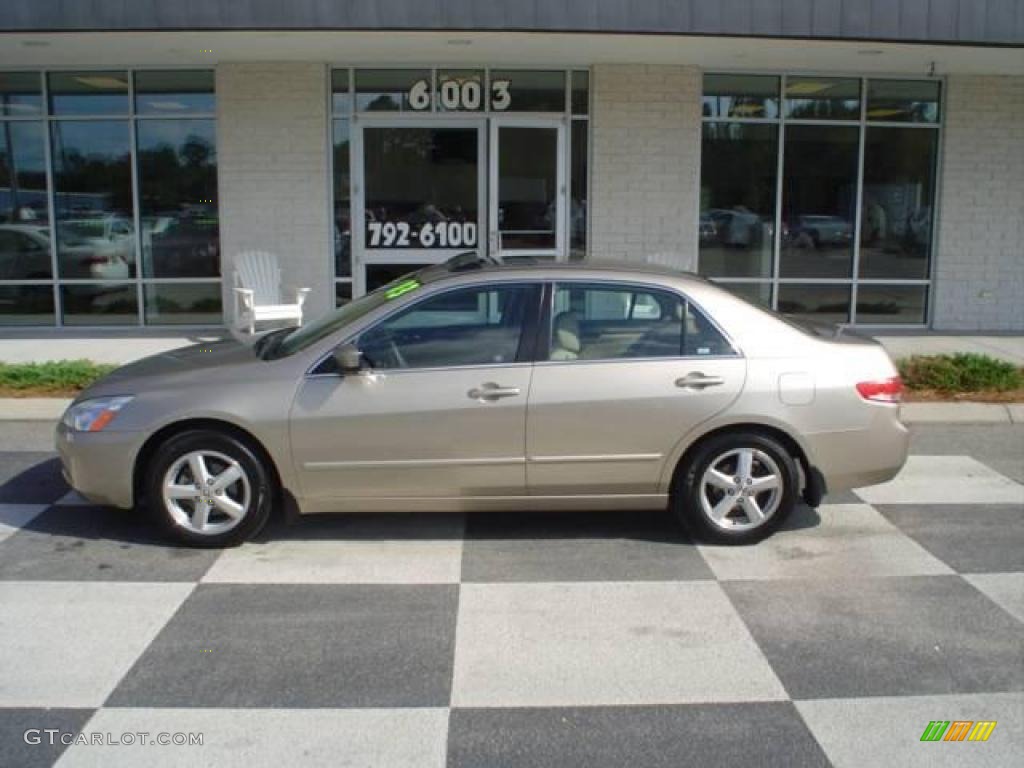 2003 Accord EX-L Sedan - Desert Mist Metallic / Ivory photo #1