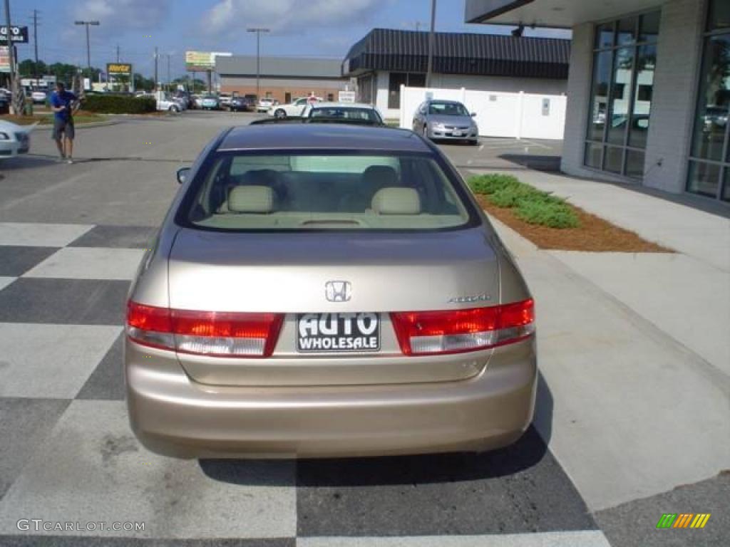 2003 Accord EX-L Sedan - Desert Mist Metallic / Ivory photo #3