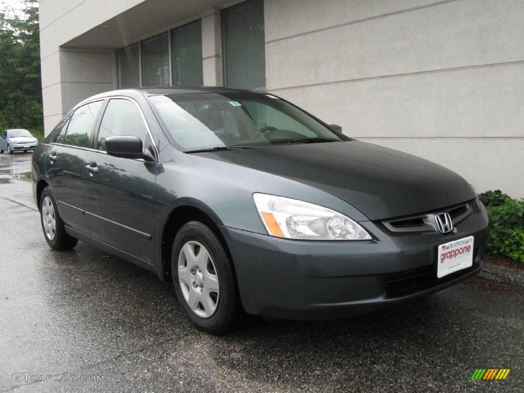 2005 Accord LX Sedan - Deep Green Pearl / Ivory photo #1