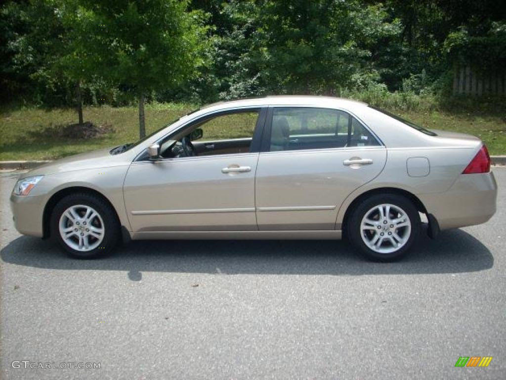 2006 Accord EX Sedan - Desert Mist Metallic / Ivory photo #6