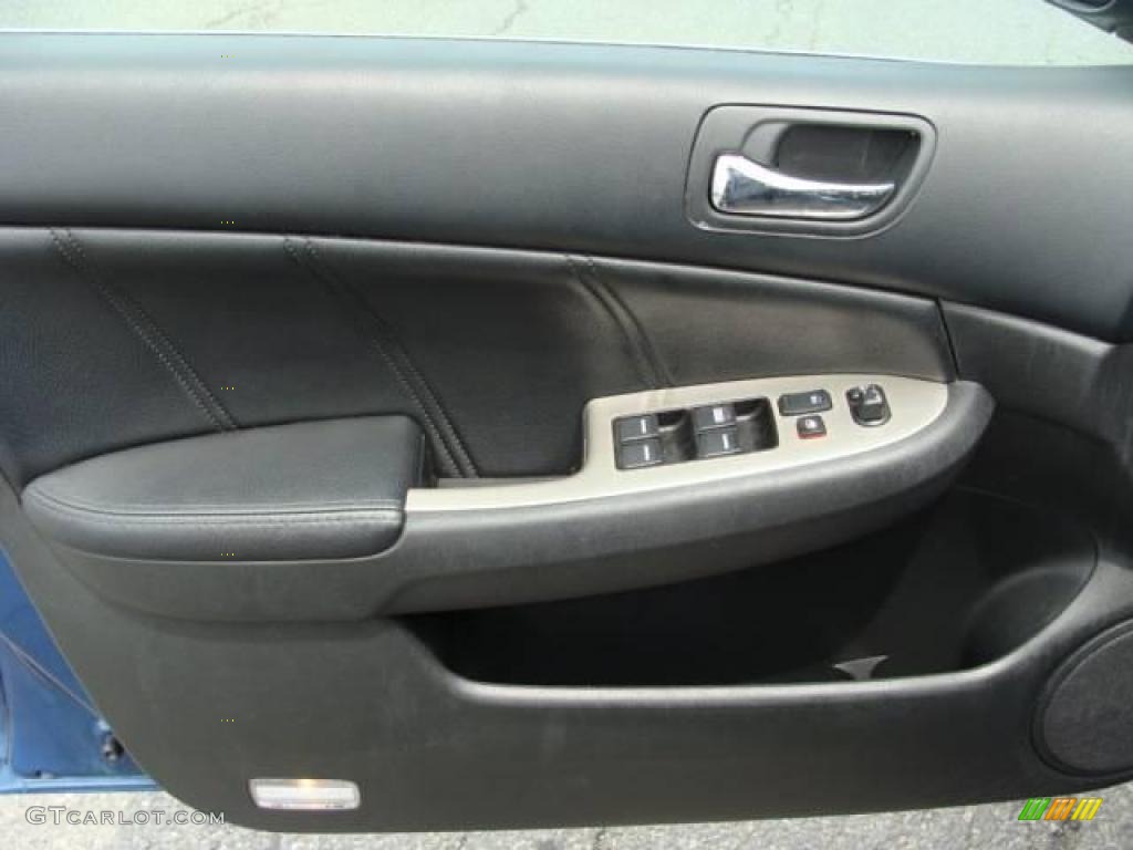 2006 Accord EX-L V6 Sedan - Sapphire Blue Pearl / Black photo #6