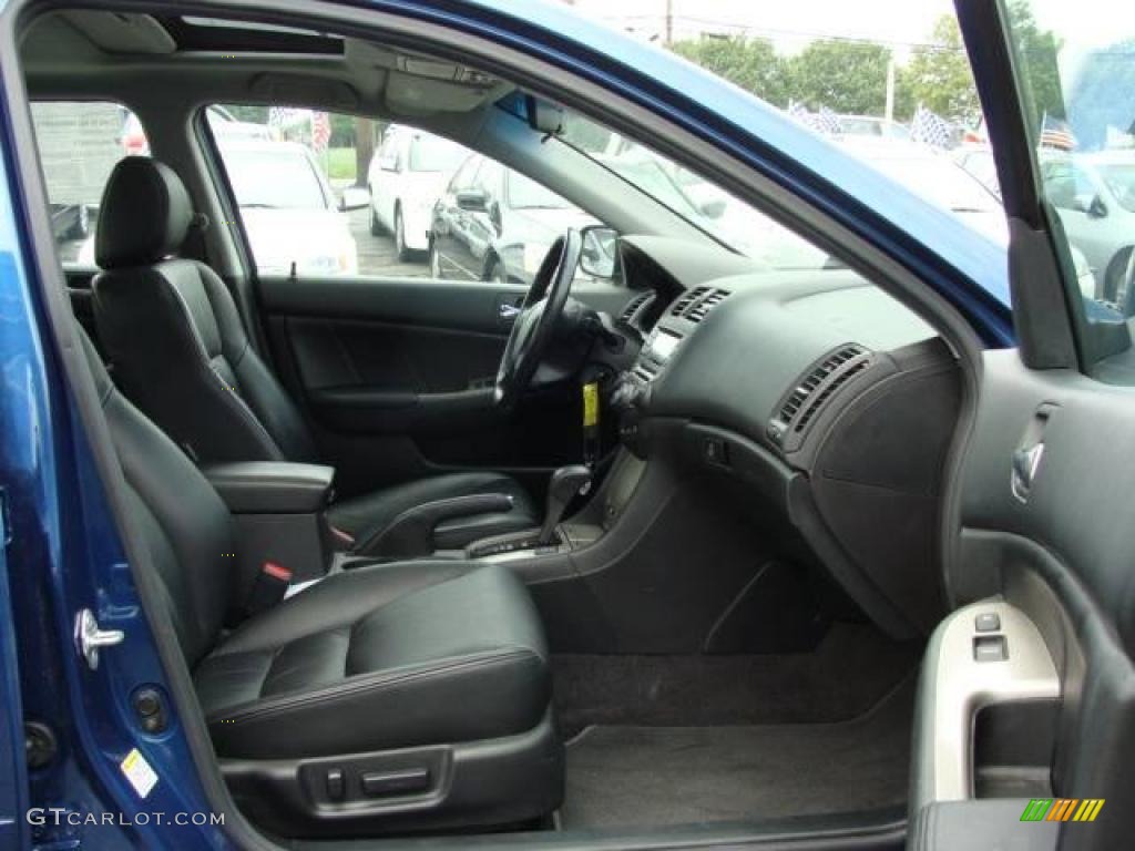 2006 Accord EX-L V6 Sedan - Sapphire Blue Pearl / Black photo #8