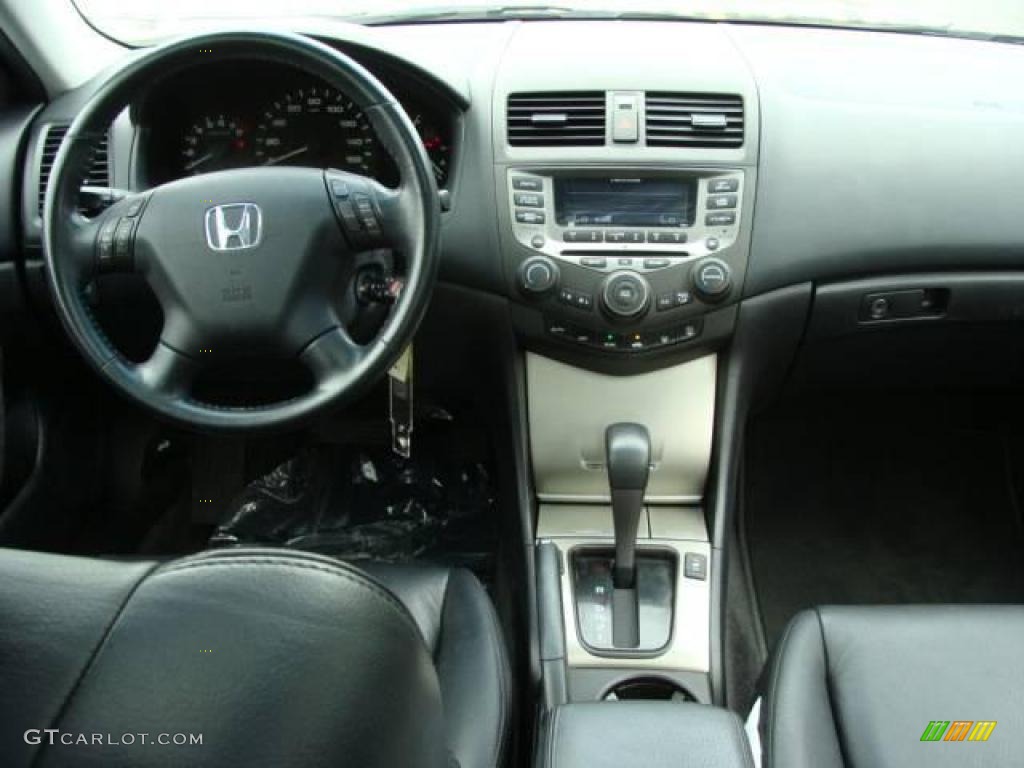 2006 Accord EX-L V6 Sedan - Sapphire Blue Pearl / Black photo #9