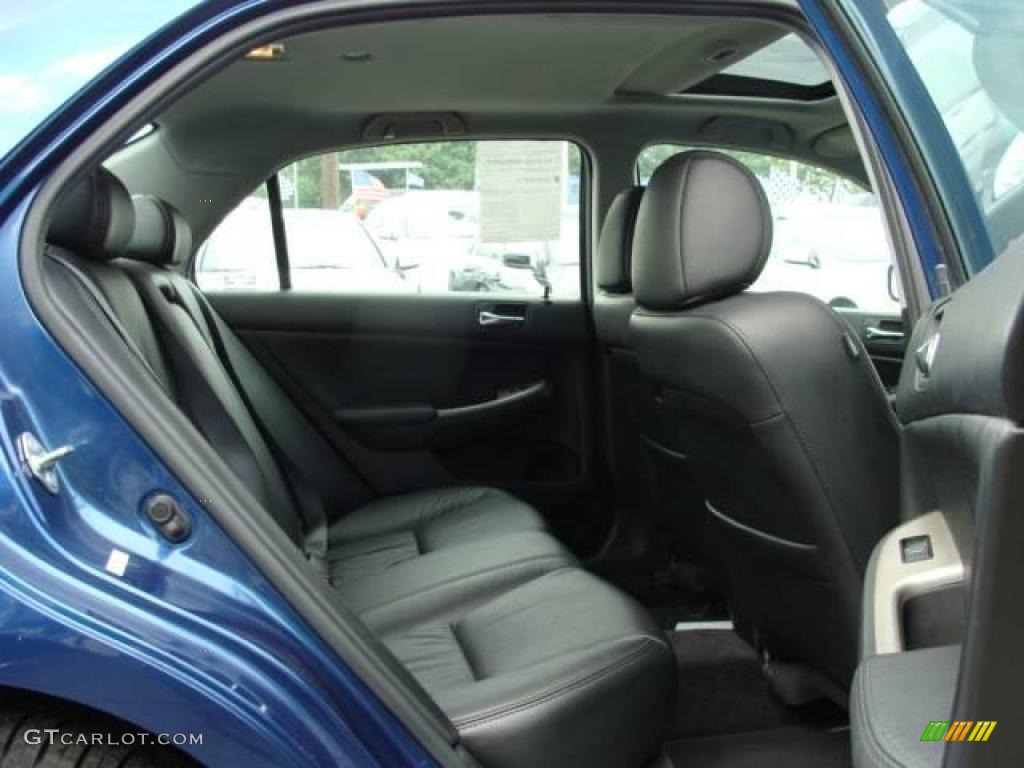 2006 Accord EX-L V6 Sedan - Sapphire Blue Pearl / Black photo #12