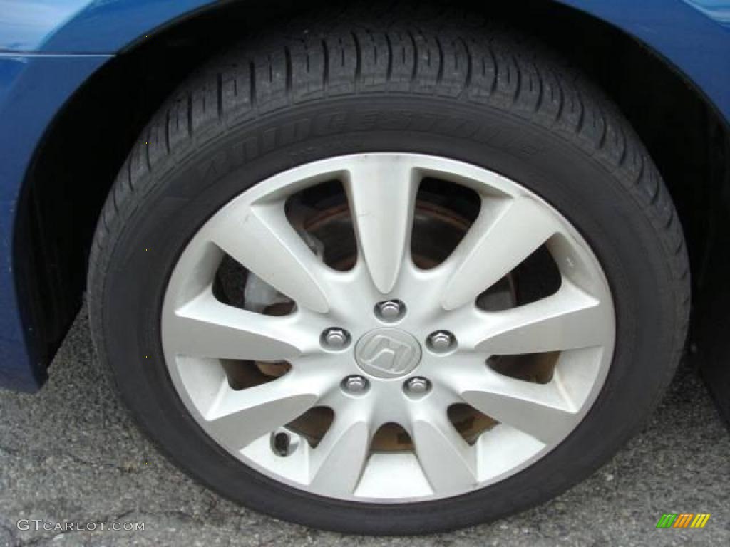 2006 Accord EX-L V6 Sedan - Sapphire Blue Pearl / Black photo #14