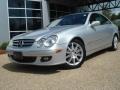 2007 Iridium Silver Metallic Mercedes-Benz CLK 350 Coupe  photo #1