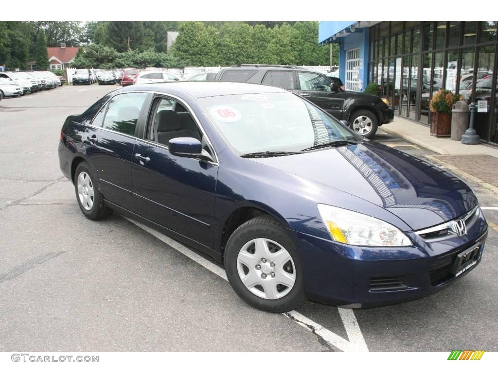 2006 Accord LX Sedan - Royal Blue Pearl / Gray photo #3