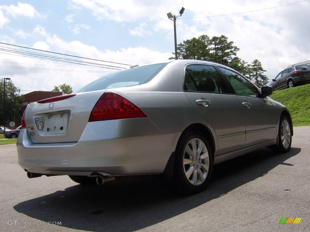 2006 Accord EX-L V6 Sedan - Alabaster Silver Metallic / Gray photo #9