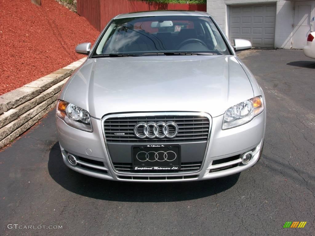 2006 A4 2.0T quattro Sedan - Light Silver Metallic / Ebony photo #8