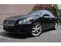 2009 Super Black Nissan Maxima 3.5 SV Premium  photo #1