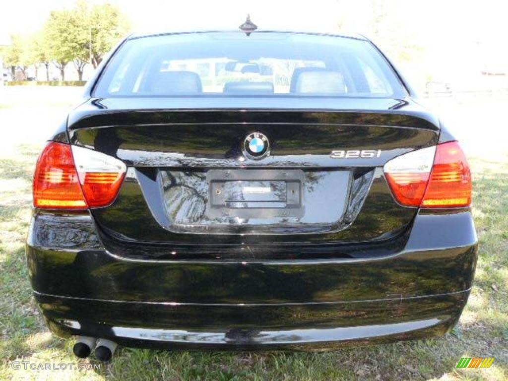 2006 3 Series 325i Sedan - Jet Black / Black photo #5
