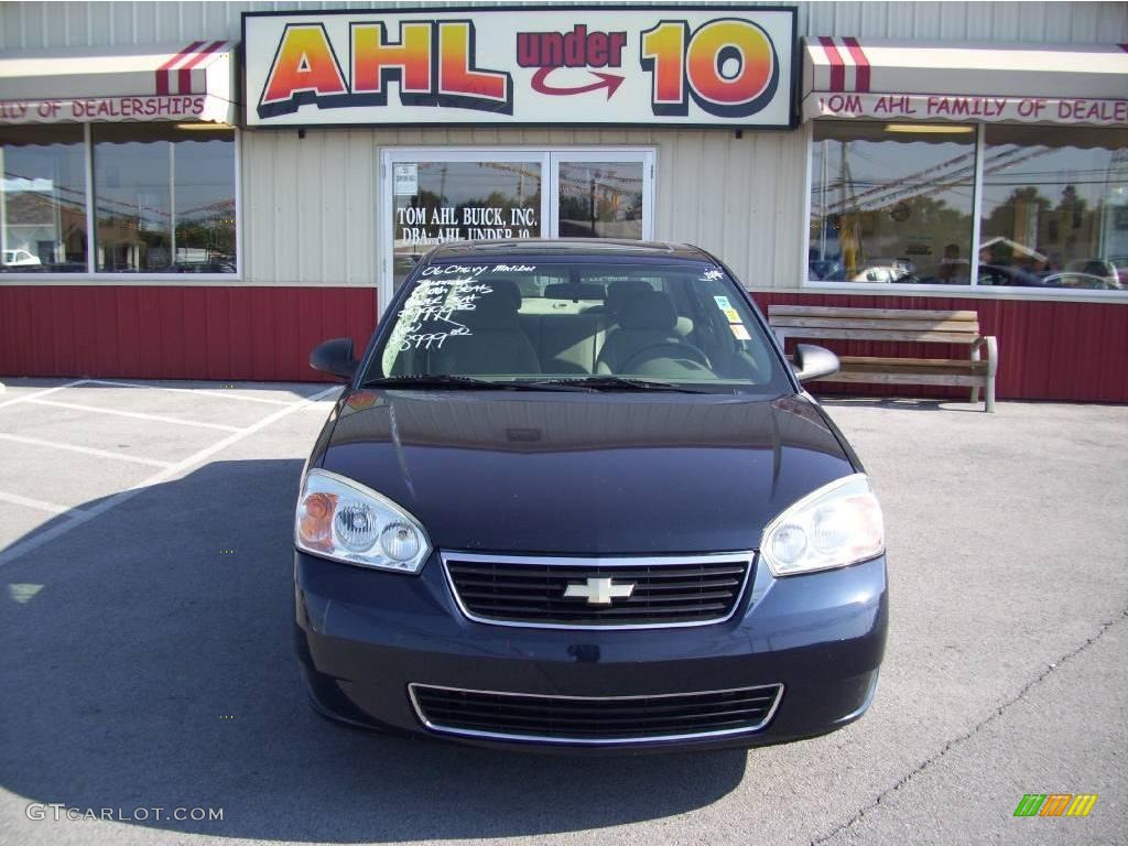 2006 Malibu LS Sedan - Dark Blue Metallic / Cashmere Beige photo #1