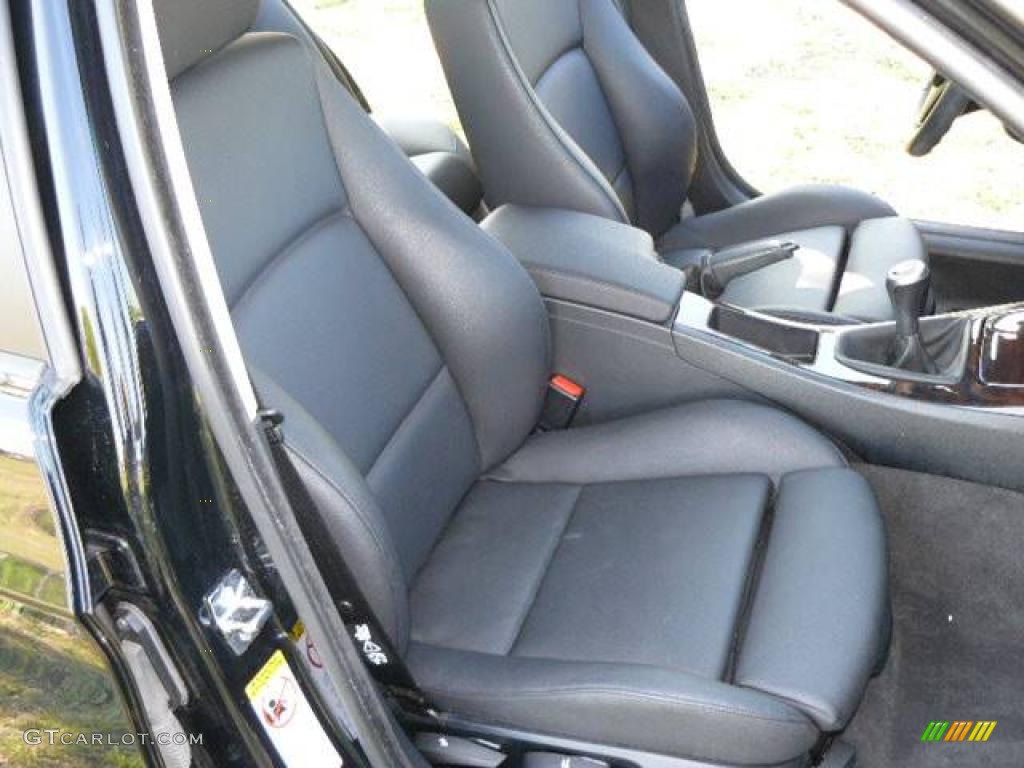 2006 3 Series 325i Sedan - Jet Black / Black photo #19
