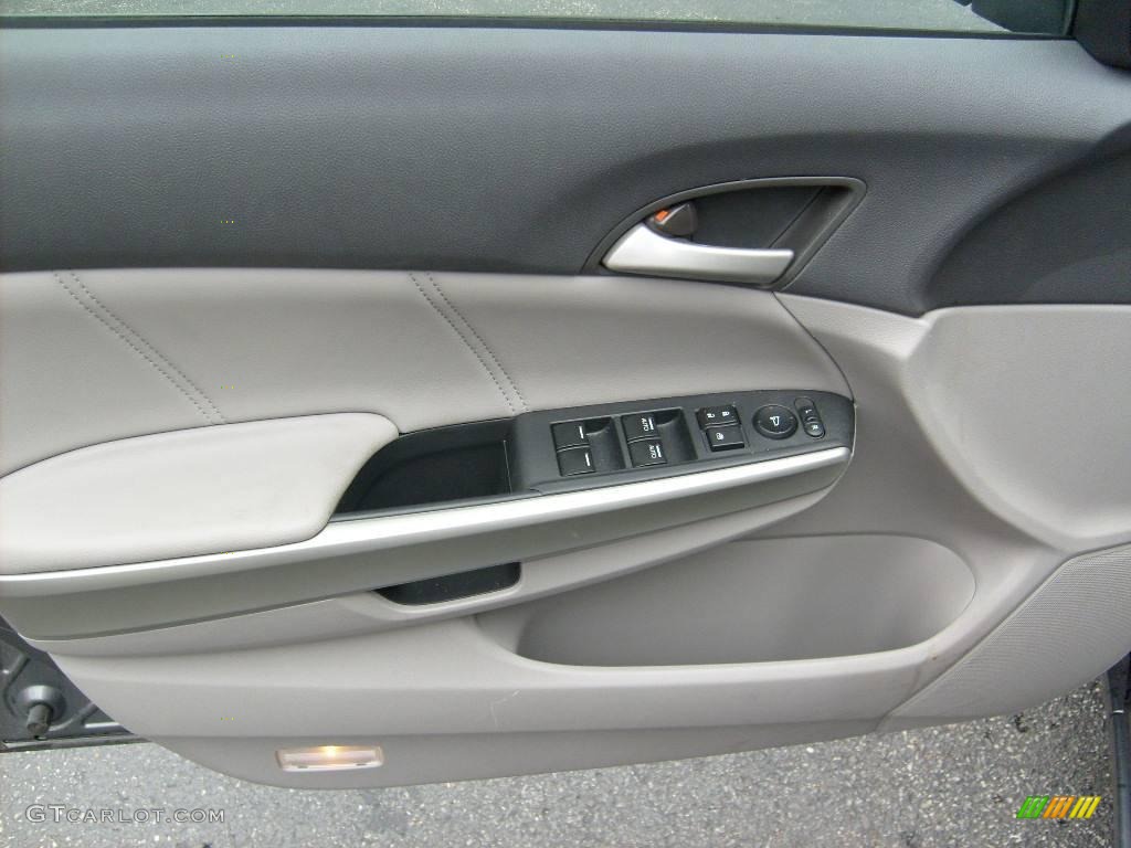 2008 Accord EX-L Sedan - Polished Metal Metallic / Gray photo #10