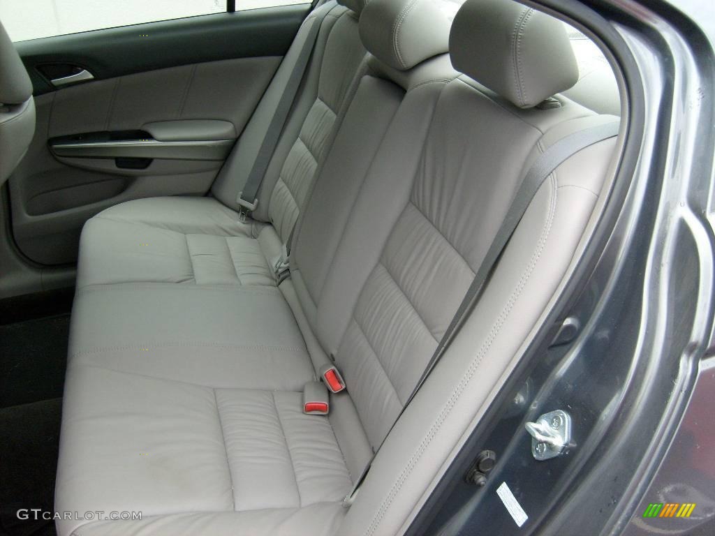 2008 Accord EX-L Sedan - Polished Metal Metallic / Gray photo #12
