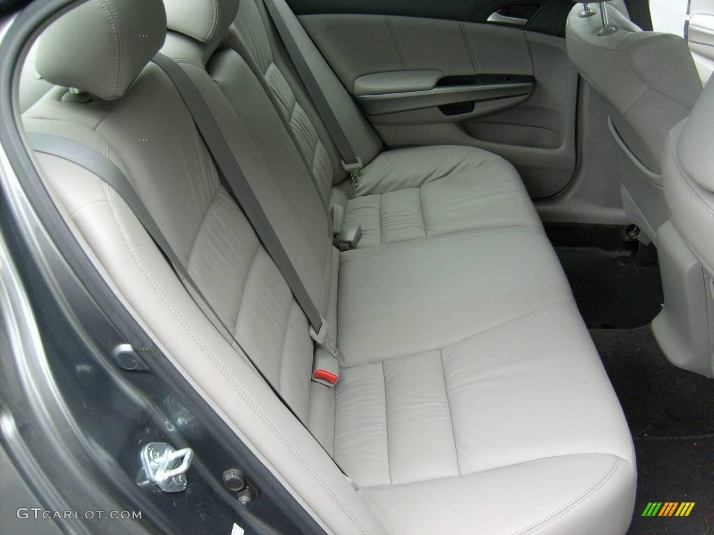 2008 Accord EX-L Sedan - Polished Metal Metallic / Gray photo #14
