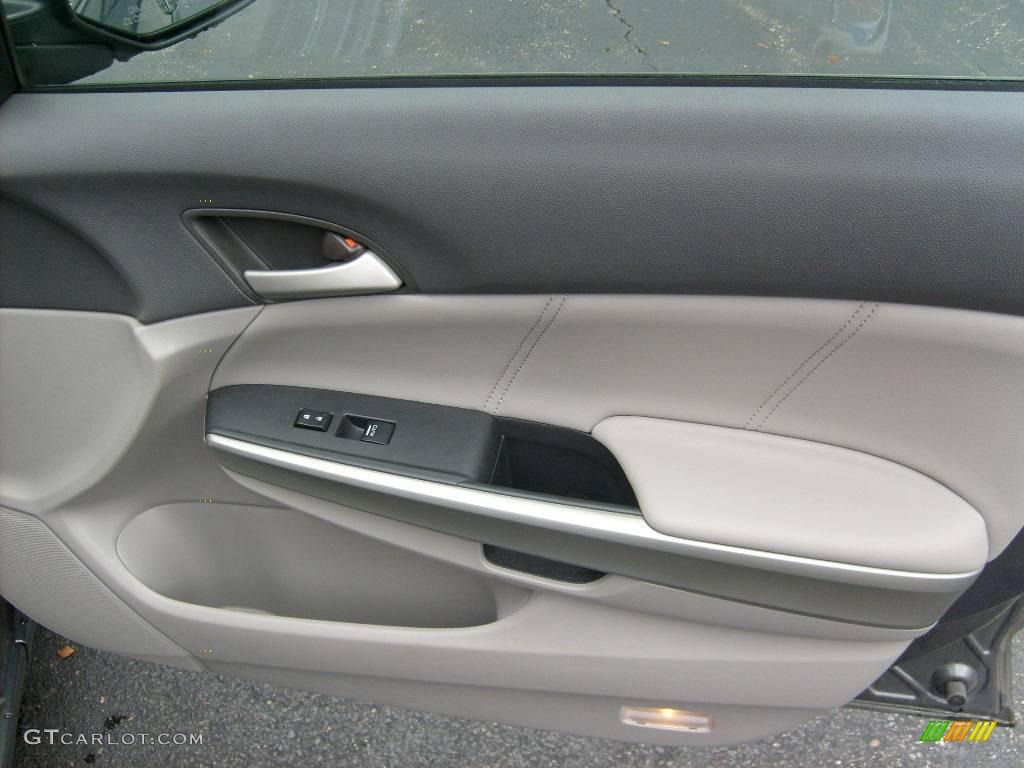 2008 Accord EX-L Sedan - Polished Metal Metallic / Gray photo #17