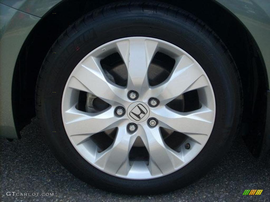 2008 Accord EX-L Sedan - Mystic Green Metallic / Black photo #9