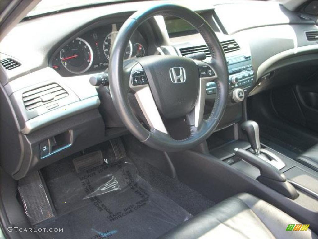 2008 Accord EX-L Sedan - Mystic Green Metallic / Black photo #10