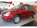 2008 Claret Red Metallic Kia Sedona LX  photo #2