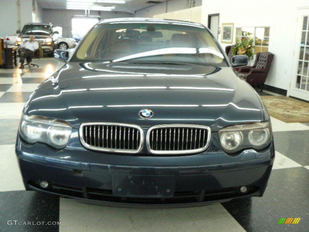 2002 7 Series 745i Sedan - Toledo Blue Metallic / Natural Brown photo #2