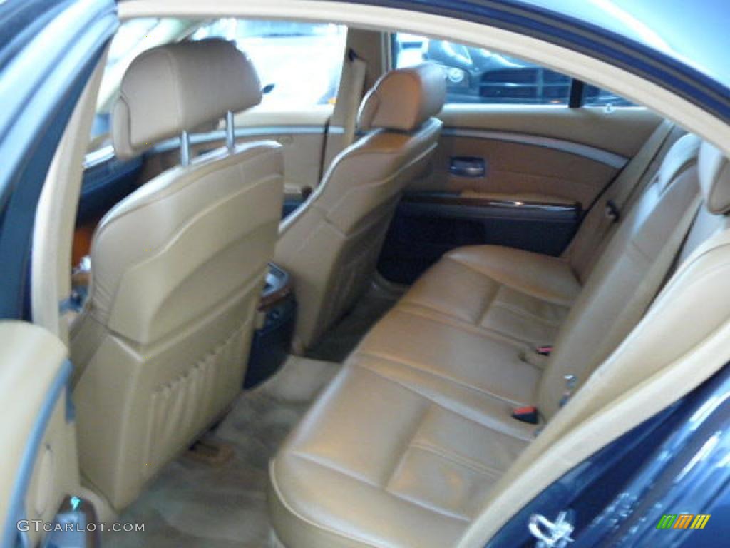 2002 7 Series 745i Sedan - Toledo Blue Metallic / Natural Brown photo #10