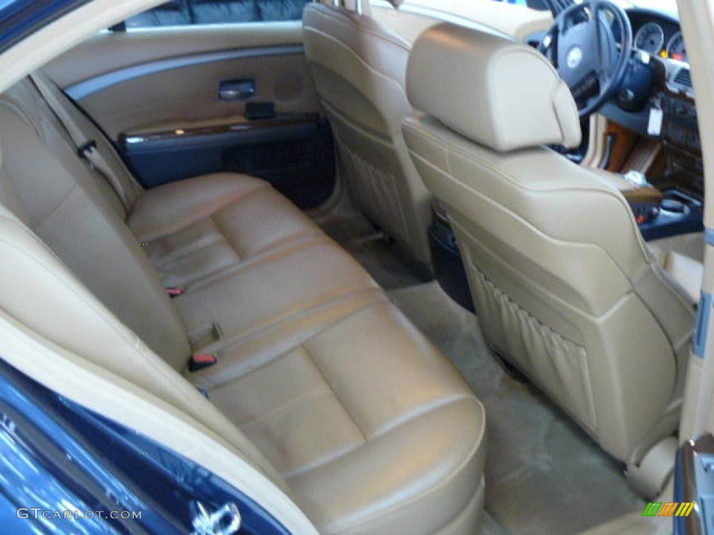 2002 7 Series 745i Sedan - Toledo Blue Metallic / Natural Brown photo #14