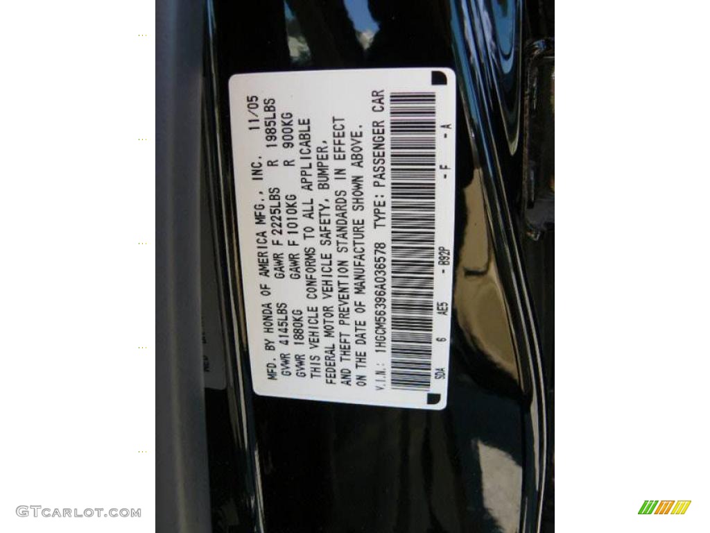 2006 Accord SE Sedan - Nighthawk Black Pearl / Ivory photo #33