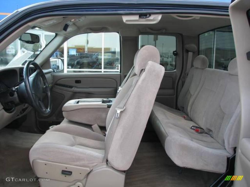 2005 Silverado 1500 Z71 Extended Cab 4x4 - Dark Blue Metallic / Tan photo #7