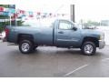 2009 Blue Granite Metallic Chevrolet Silverado 2500HD HD Regular Cab 4x4  photo #4