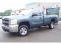 2009 Blue Granite Metallic Chevrolet Silverado 2500HD HD Regular Cab 4x4  photo #6