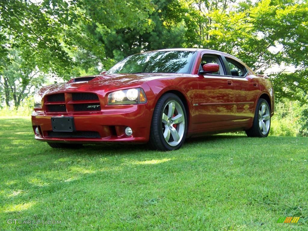 2006 Charger SRT-8 - Inferno Red Crystal Pearl / Dark Slate Gray/Light Slate Gray photo #1