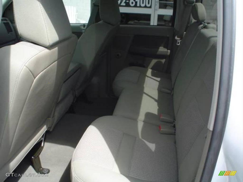 2008 Ram 1500 Big Horn Edition Quad Cab - Bright White / Khaki photo #8