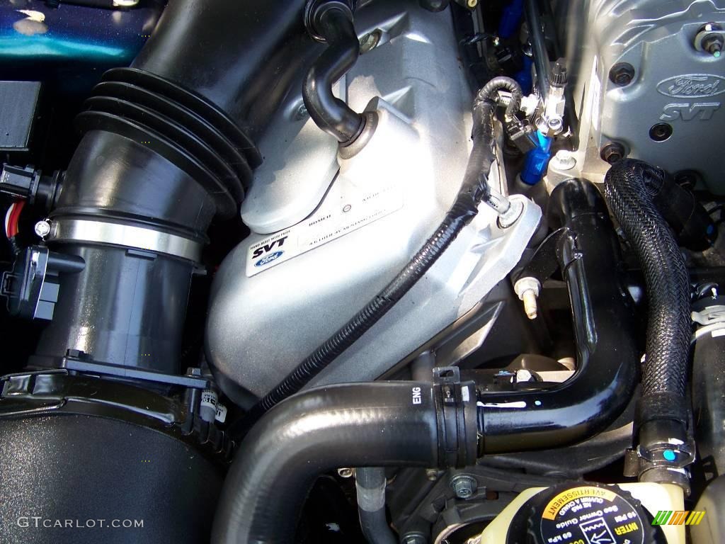 2004 Ford Mustang Cobra Convertible 4.6 Liter SVT Supercharged DOHC 32-Valve V8 Engine Photo #15439999
