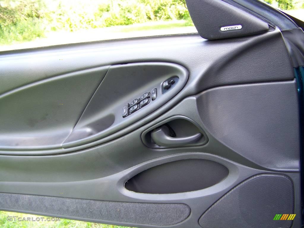 2004 Ford Mustang Cobra Convertible Dark Charcoal/Mystichrome Door Panel Photo #15440075