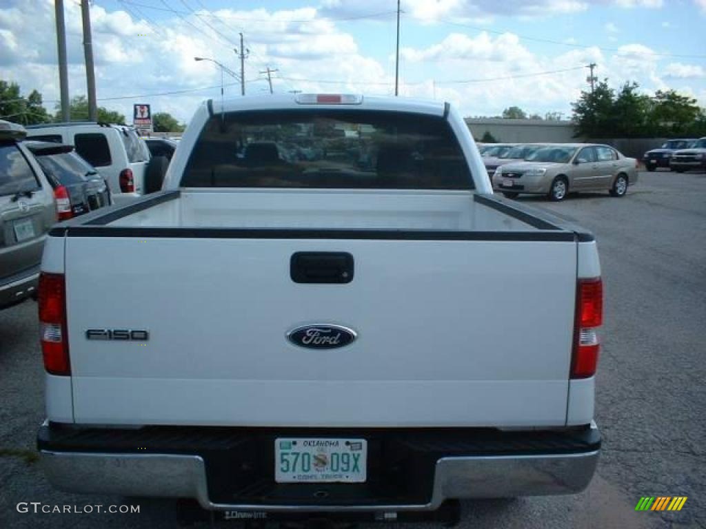 2006 F150 XLT SuperCrew 4x4 - Oxford White / Tan photo #3