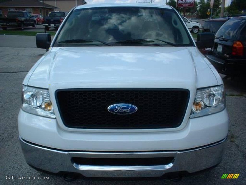 2006 F150 XLT SuperCrew 4x4 - Oxford White / Tan photo #6