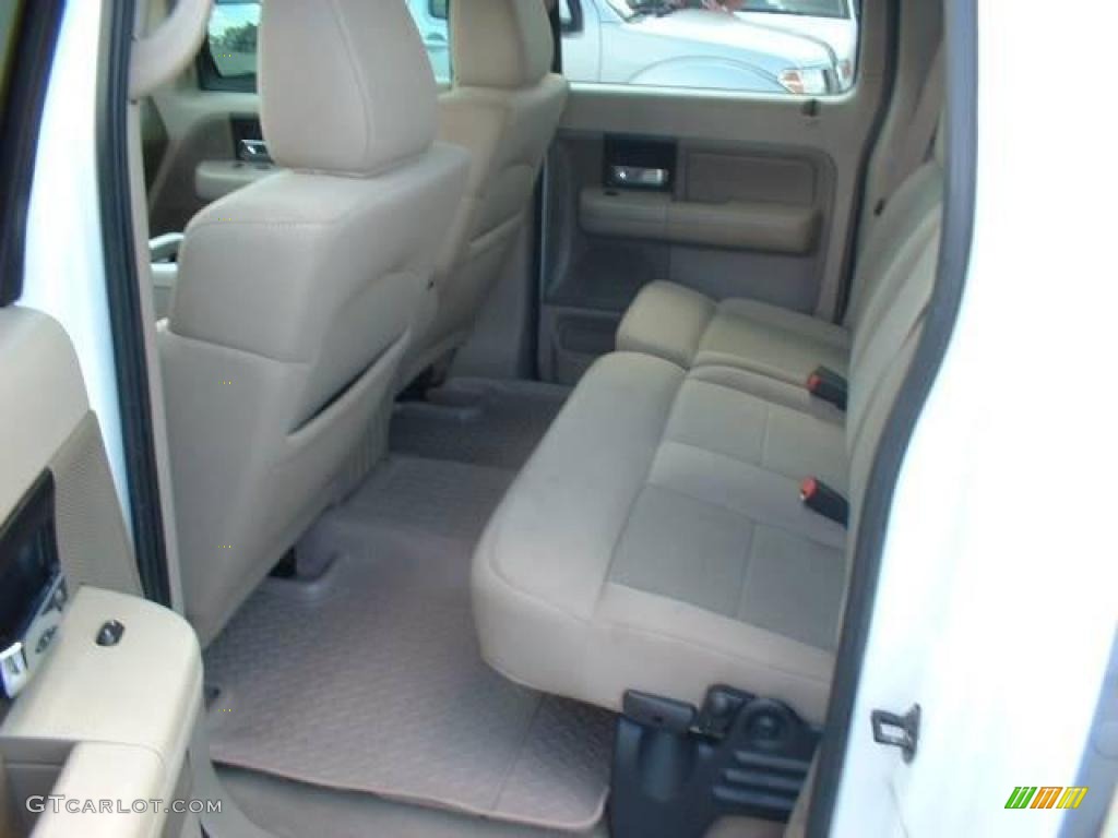2006 F150 XLT SuperCrew 4x4 - Oxford White / Tan photo #10