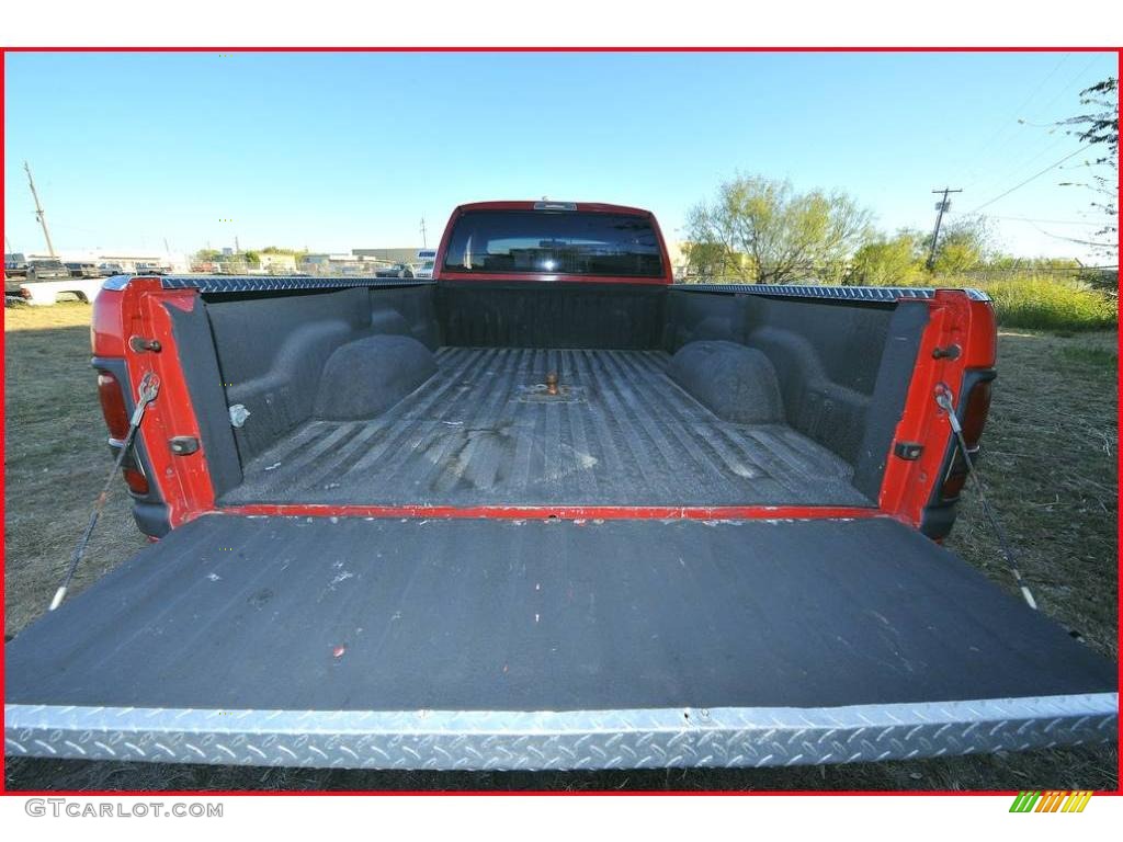 1997 Ram 3500 Laramie Extended Cab Dually - Flame Red / Gray photo #6