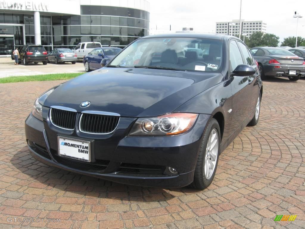 2007 3 Series 328i Sedan - Monaco Blue Metallic / Grey photo #4