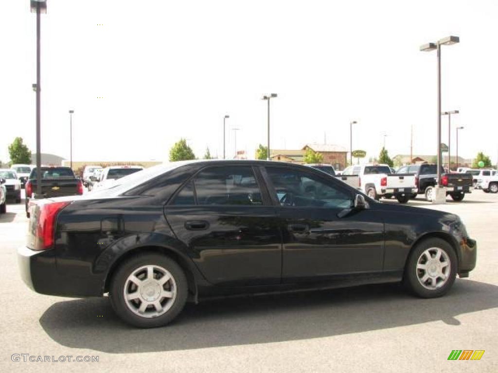 2003 CTS Sedan - Sable Black / Light Gray/Ebony photo #4
