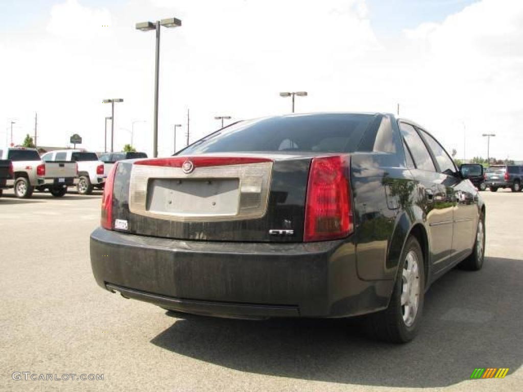 2003 CTS Sedan - Sable Black / Light Gray/Ebony photo #5