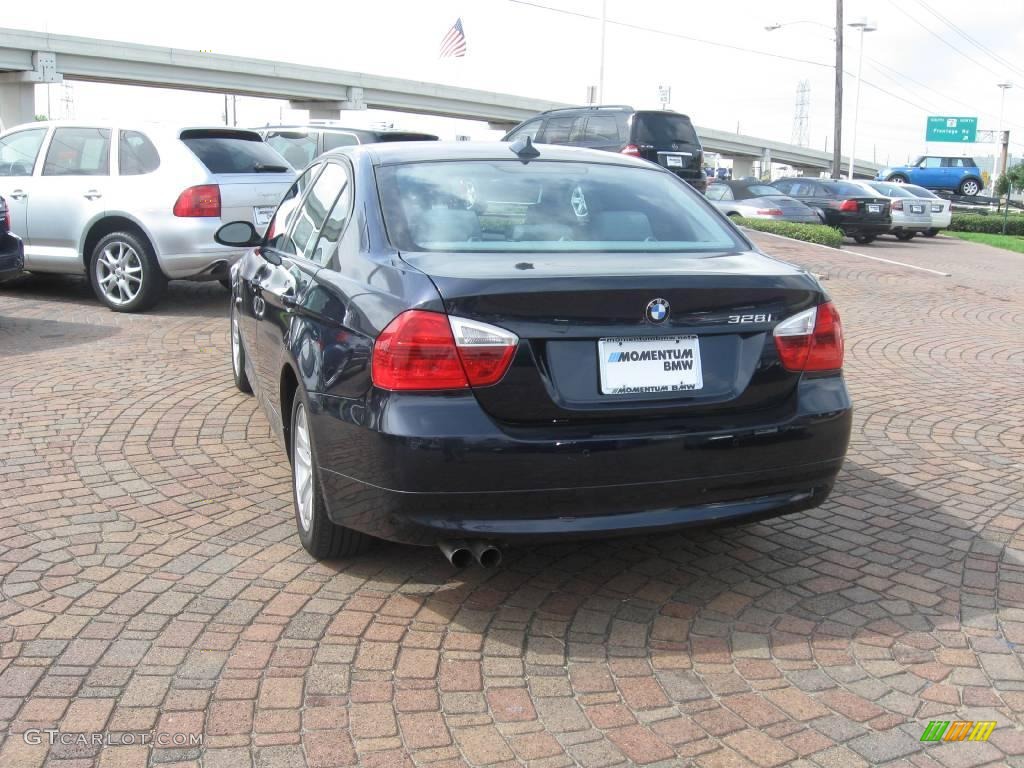 2007 3 Series 328i Sedan - Monaco Blue Metallic / Grey photo #9