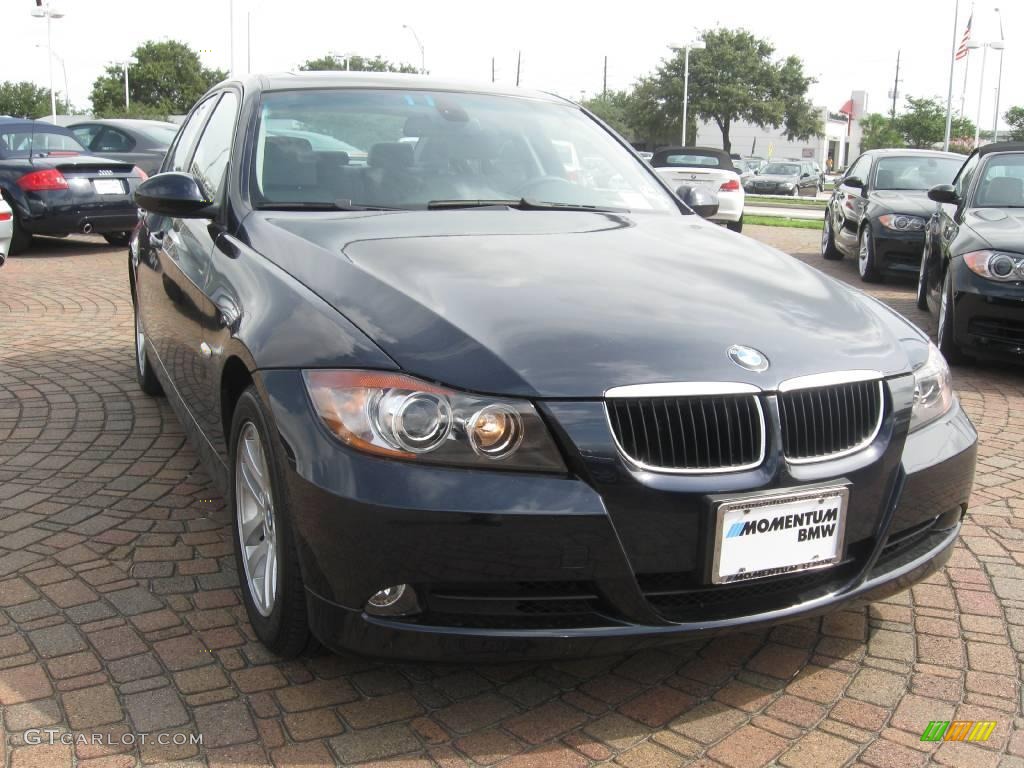 2007 3 Series 328i Sedan - Monaco Blue Metallic / Grey photo #16