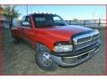 1997 Flame Red Dodge Ram 3500 Laramie Extended Cab Dually  photo #9