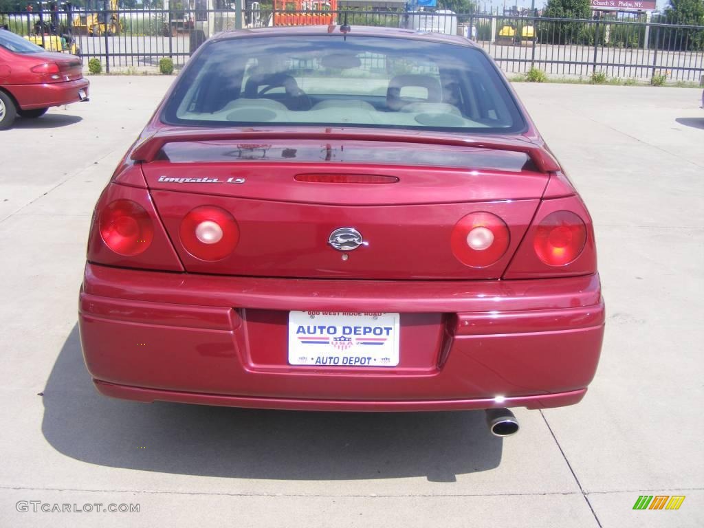 2005 Impala LS - Sport Red Metallic / Medium Gray photo #6
